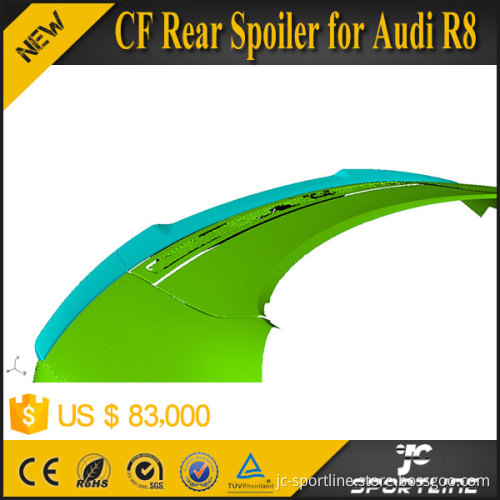 Carbon Fiber Rear Spoiler for Audi R8 GT V8 V10 08-14